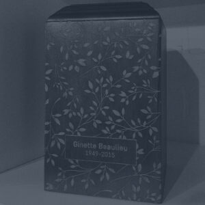 gravure au laser urne personnalisé personnalisation urne sur mesure
